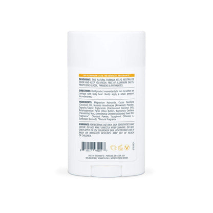 Schmidt's Activated Charcoal Sensitive Skin Deodorant Stick, 2.65 oz, Spicy Citrus, Warm Florals, Woodsy