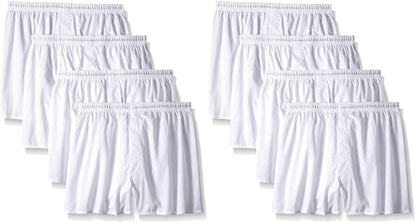 Hanes Set of 8 Boxer for Men - White - X-Large