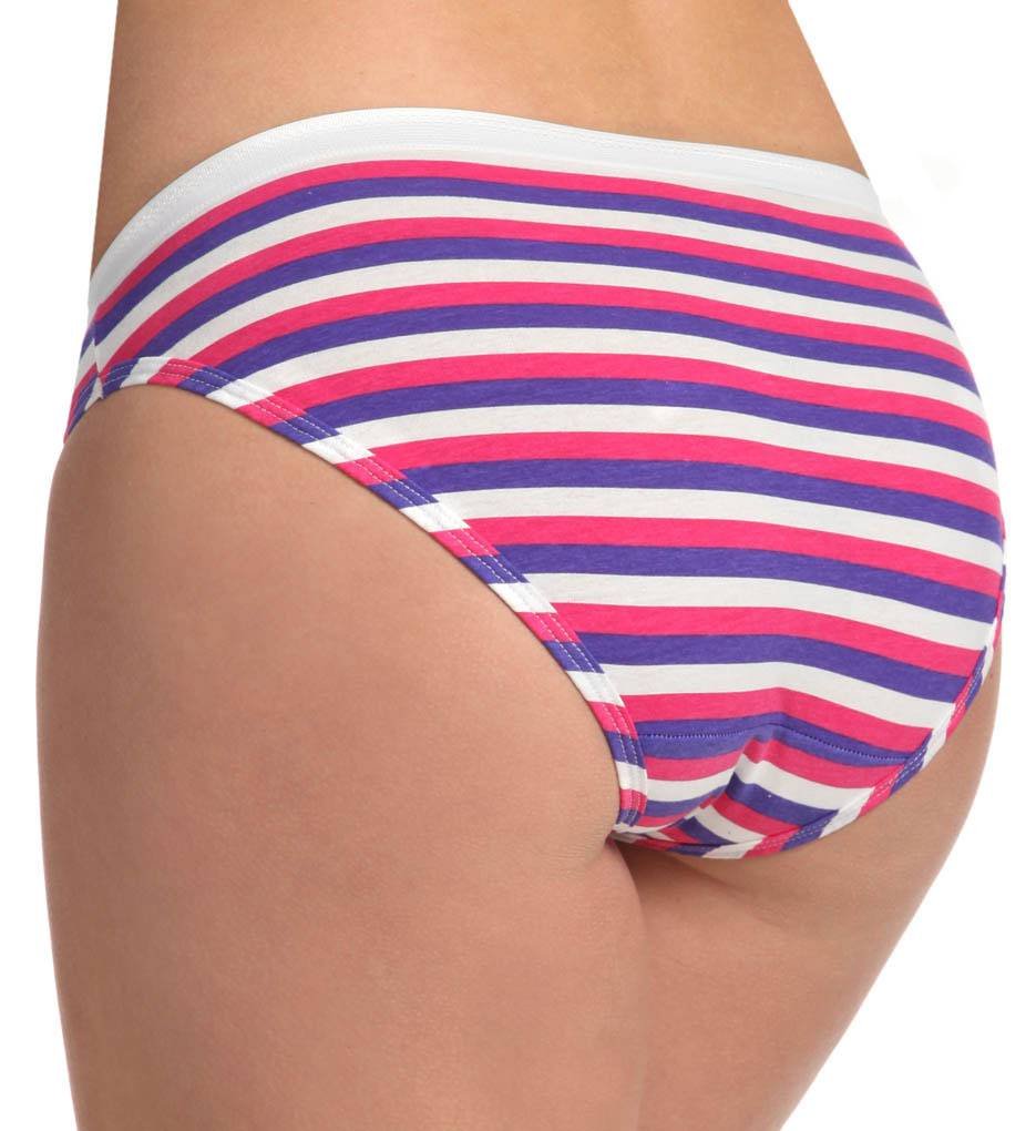 Fruit of the Loom Women's 3 Pack Assorted Cotton Bikini Panties, Assorted, 5