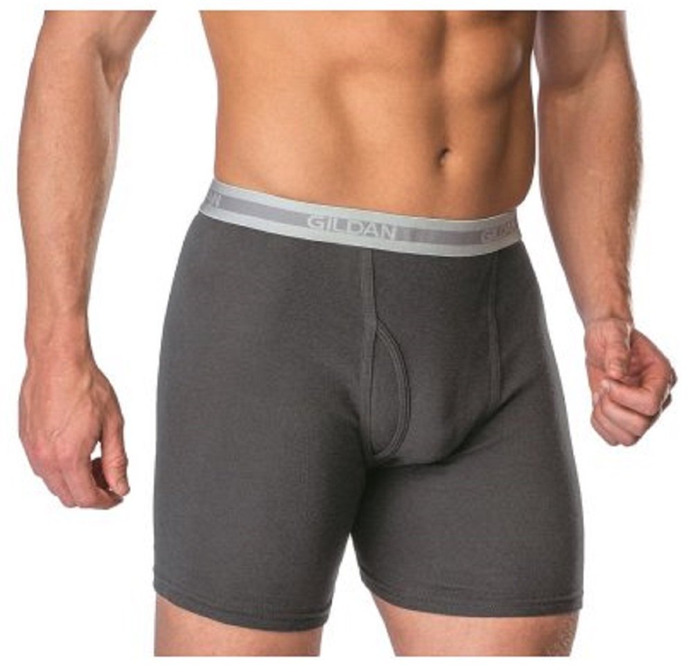 Gildan Men's 4-Pack Assorted Color Premium Boxer Briefs - Big Man 2X.