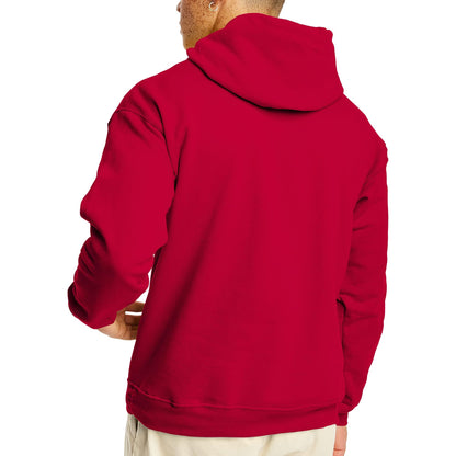 Hanes mens Pullover Ecosmart Hooded Sweatshirt Hoody, Deep Red, 4X-Large US