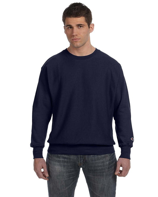 Champion S149 Adult Reverse Weave Crew Sweatshirt Navy