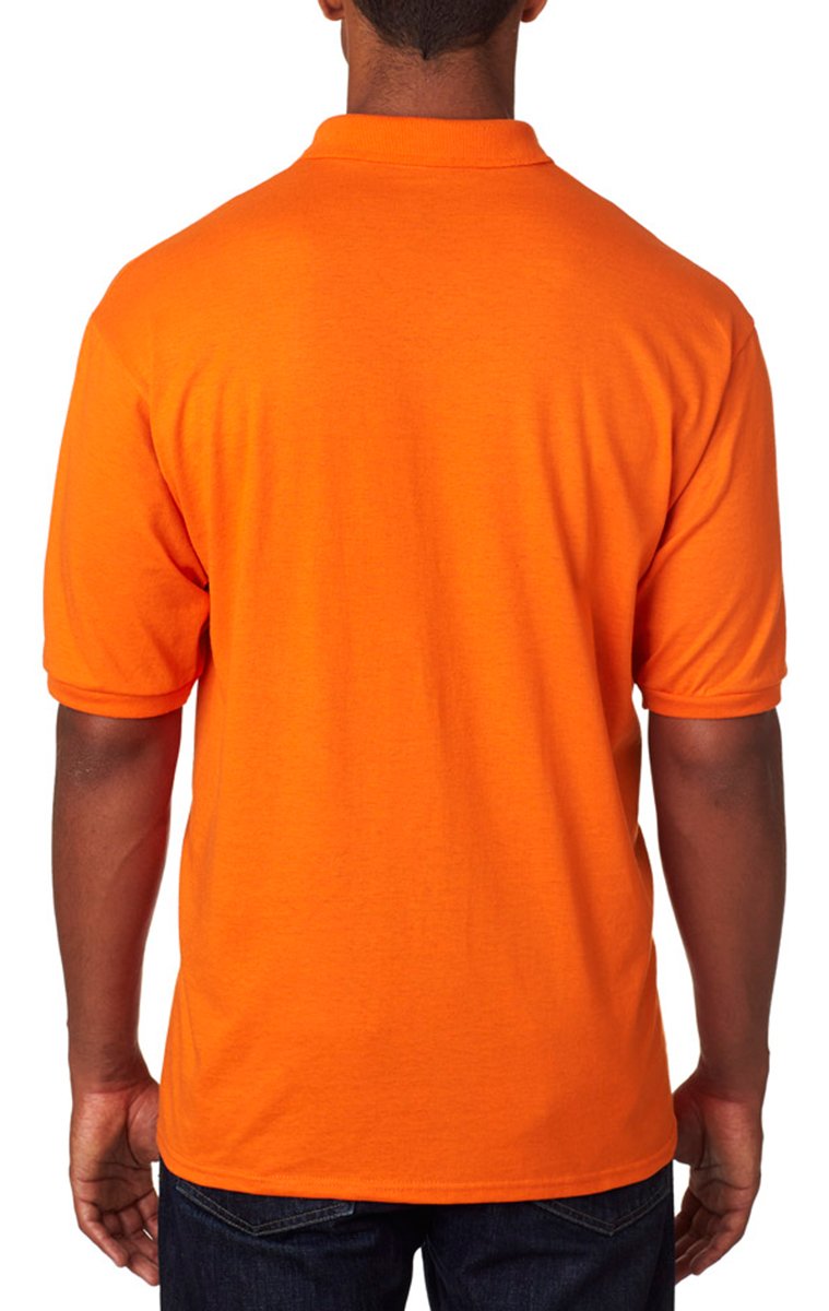 Jerzees Men's 5.6 oz., 50/50 Jersey Polo with SpotShield, XL, Safety Orange