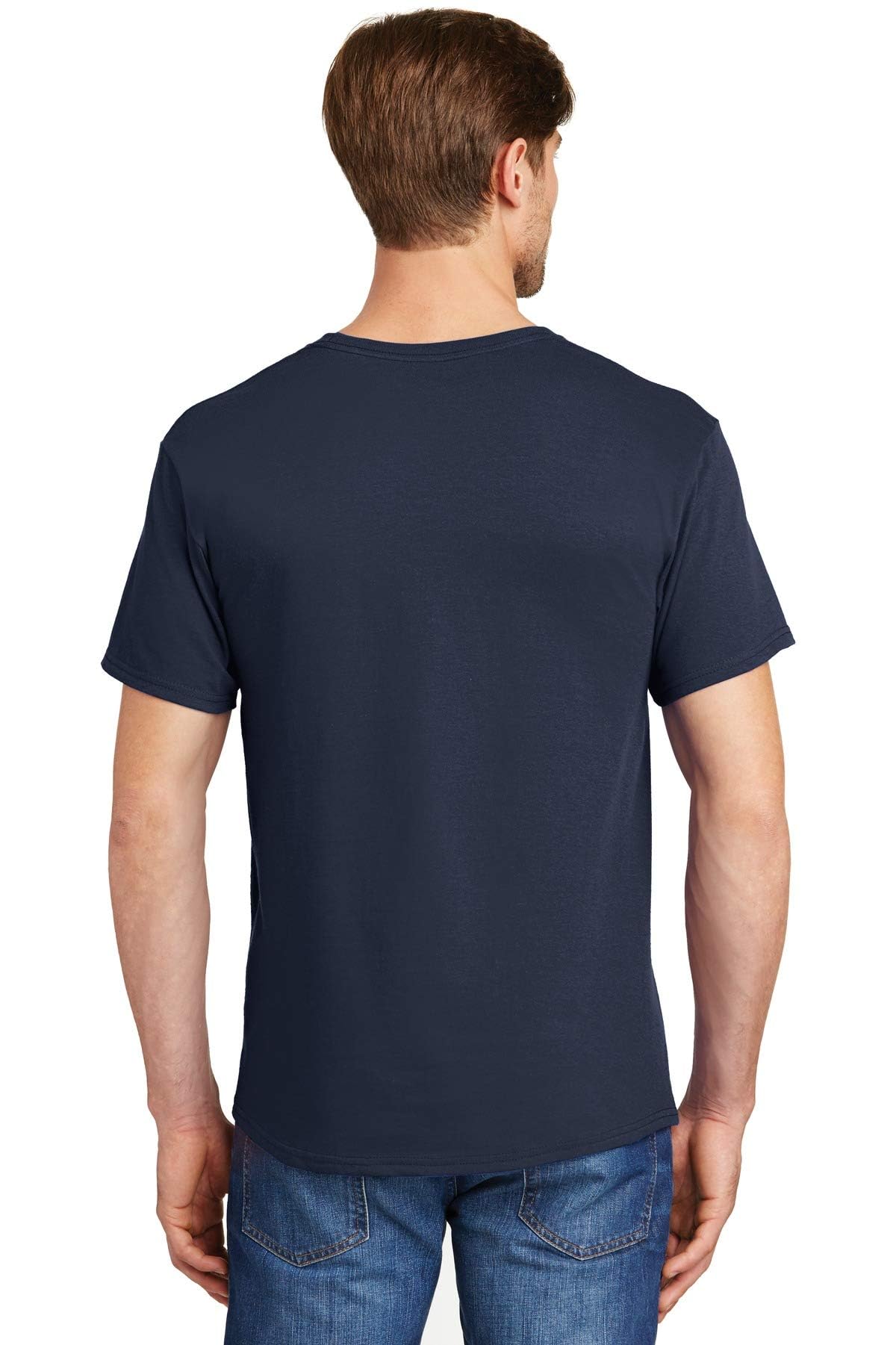 byHanes Hanes Men's FreshIQ Crew T-Shirt 6 Pack (Navy, XX-Large)