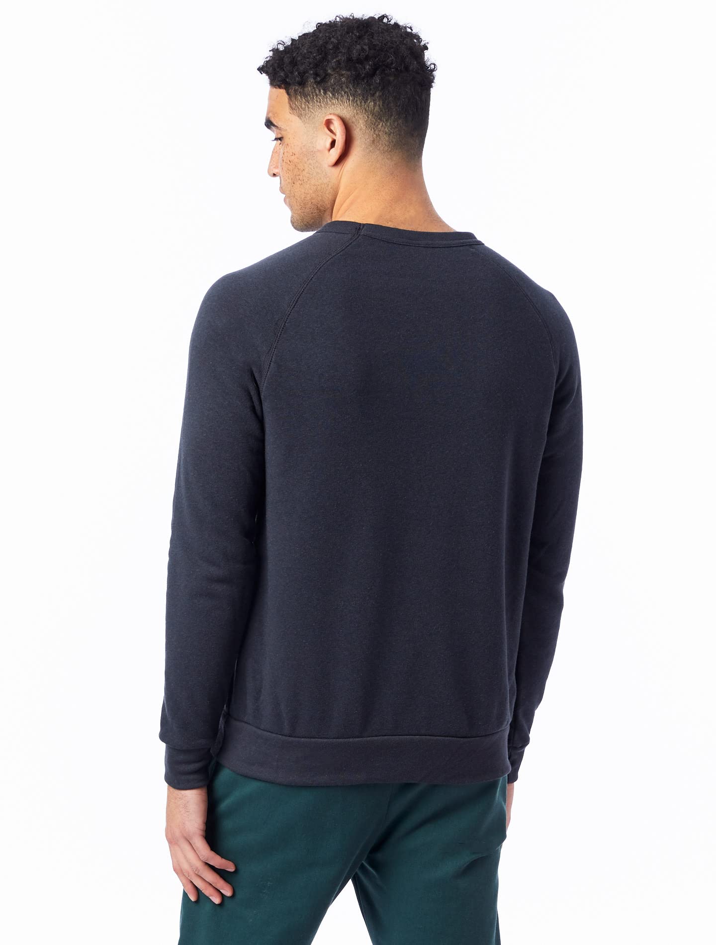 Alternative Men's Champ Fleece Sweatshirt, Eco True Black, X-Large
