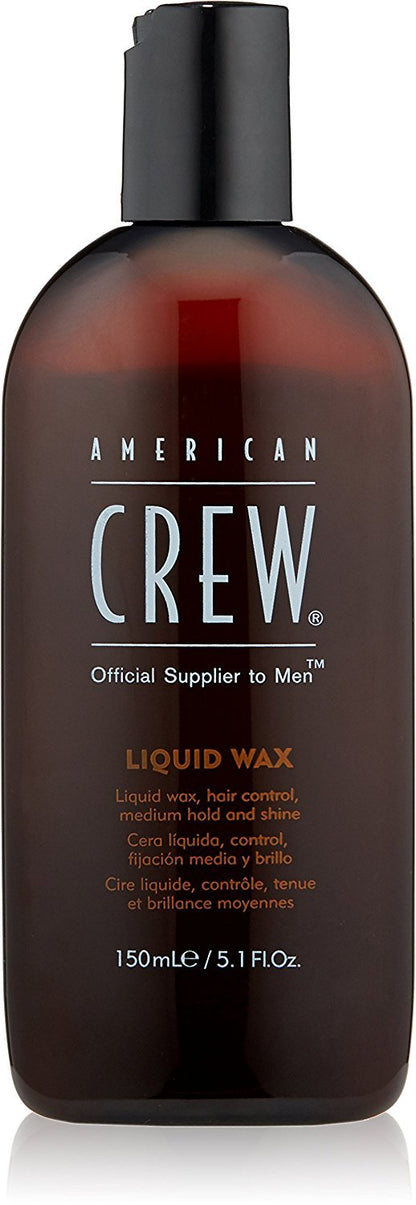 American Crew Liquid Wax Each Bottle 5.1 Fluid Ounce (3-Pack, 5.1oz Each Bottle)