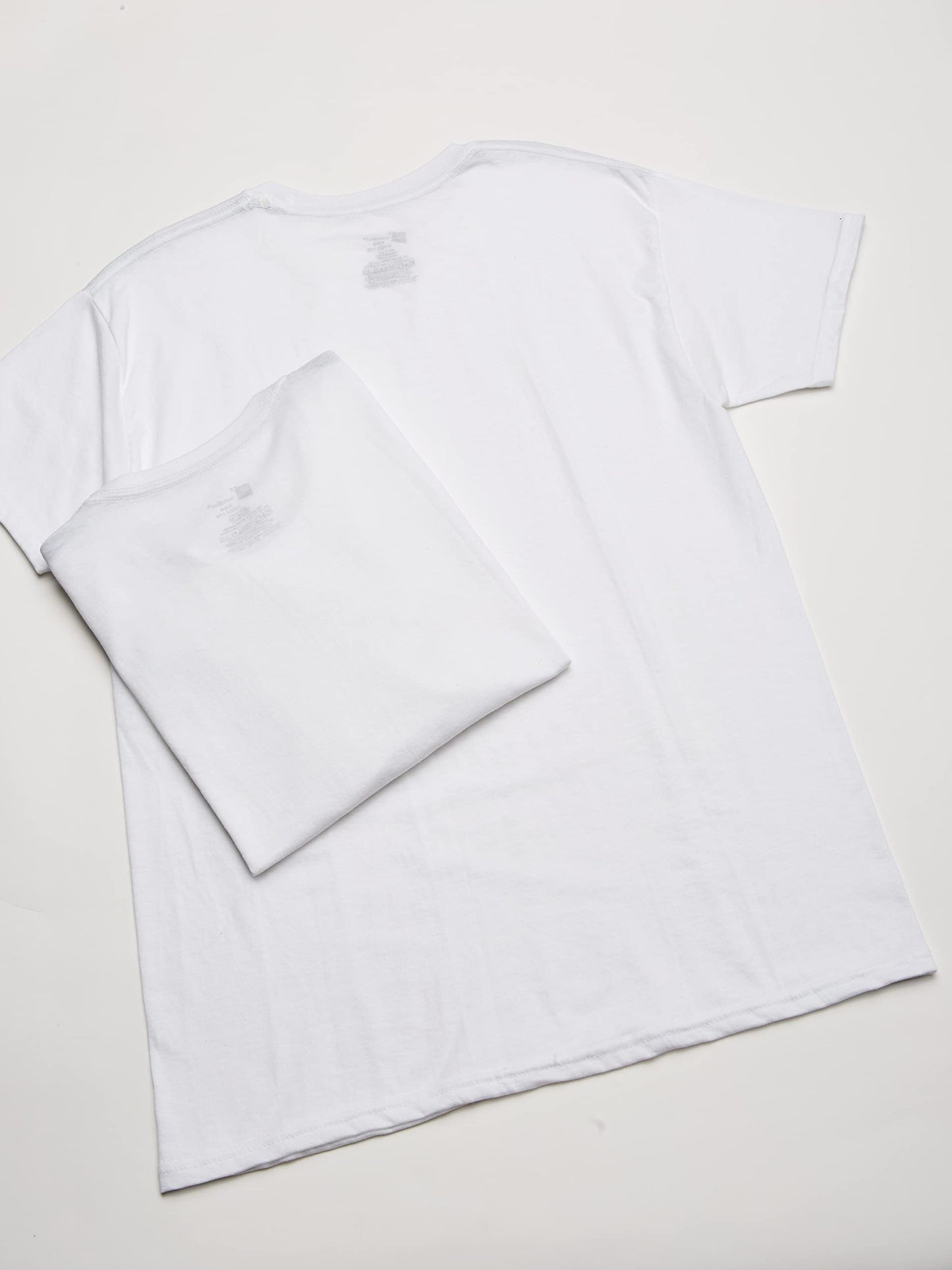 Hanes Ultimate Men's 4-Pack ComfortBlend Crew with FreshIQ, White, X-Large