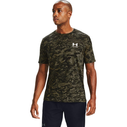 Under Armour Men's ABC CAMO Short-Sleeve T-Shirt, Black (001)/White, X-Large Tall