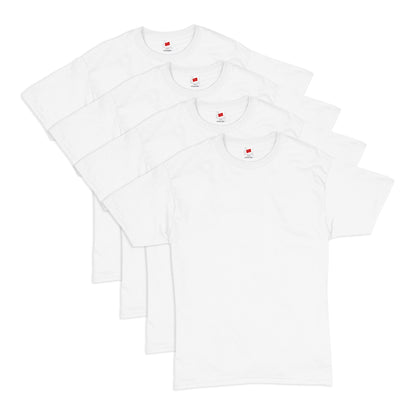Hanes mens Essentials Short Sleeve T-shirt Value Pack (6-pack) fashion t shirts, White, XX-Large US
