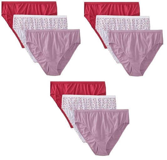 Fruit of the Loom 7-Pack Women's Hi-Cut Panties - Assorted (9 (Hips 44"-45"))