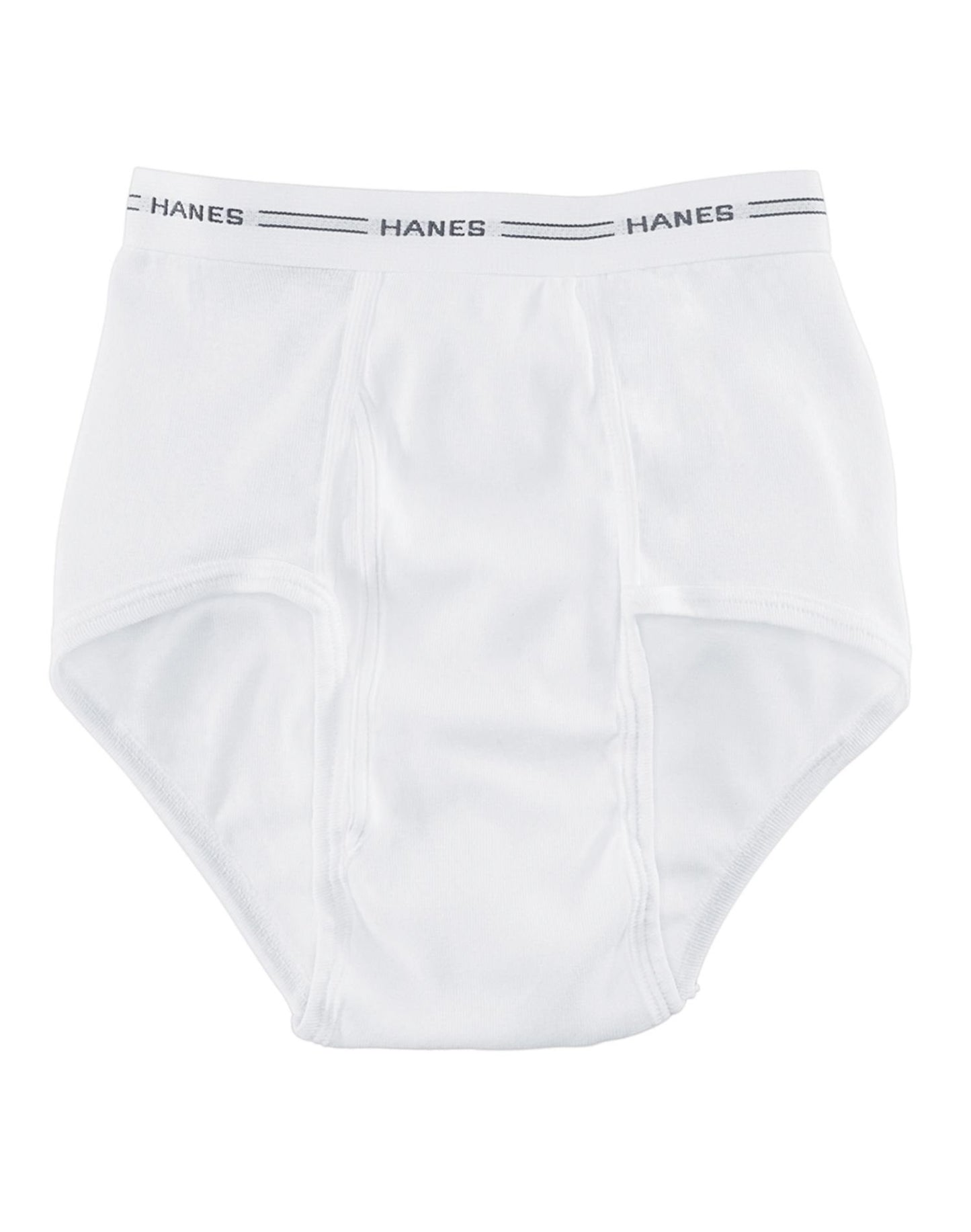 Hanes Men's White Briefs 3 Pack_White_M