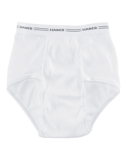 Hanes Men's White Briefs 3 Pack_White_M