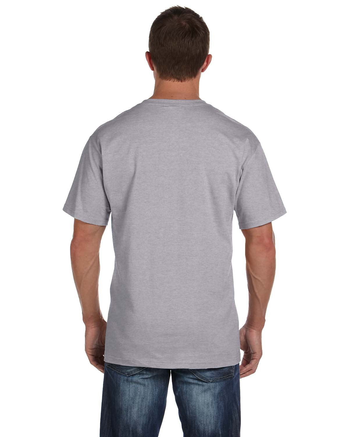 Fruit of the Loom 100% Heavy Cotton HD Pocket T-Shirt, 3XL, BLACK