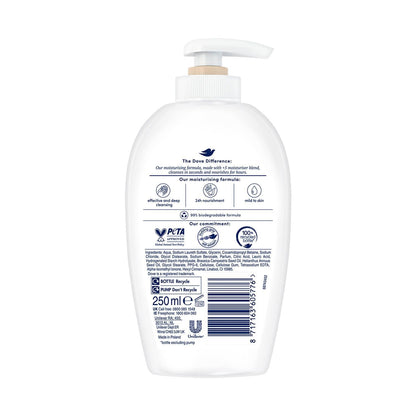 Dove Caring Hand Wash, Fine Silk, 250 Ml/8.45 Oz (Pack of 6)