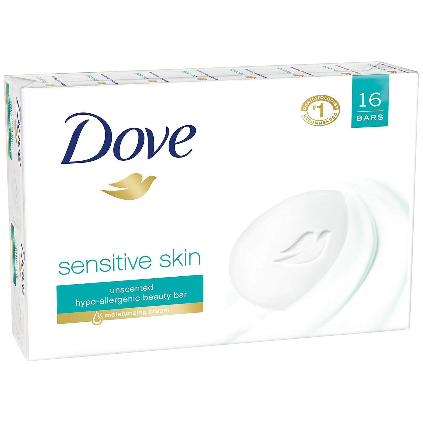 Dove Bar Soap for Sensitive Skin 3.15 oz (Pack of 4)