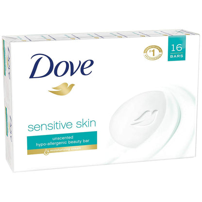 Dove Bar Soap for Sensitive Skin 3.15 oz (Pack of 4)