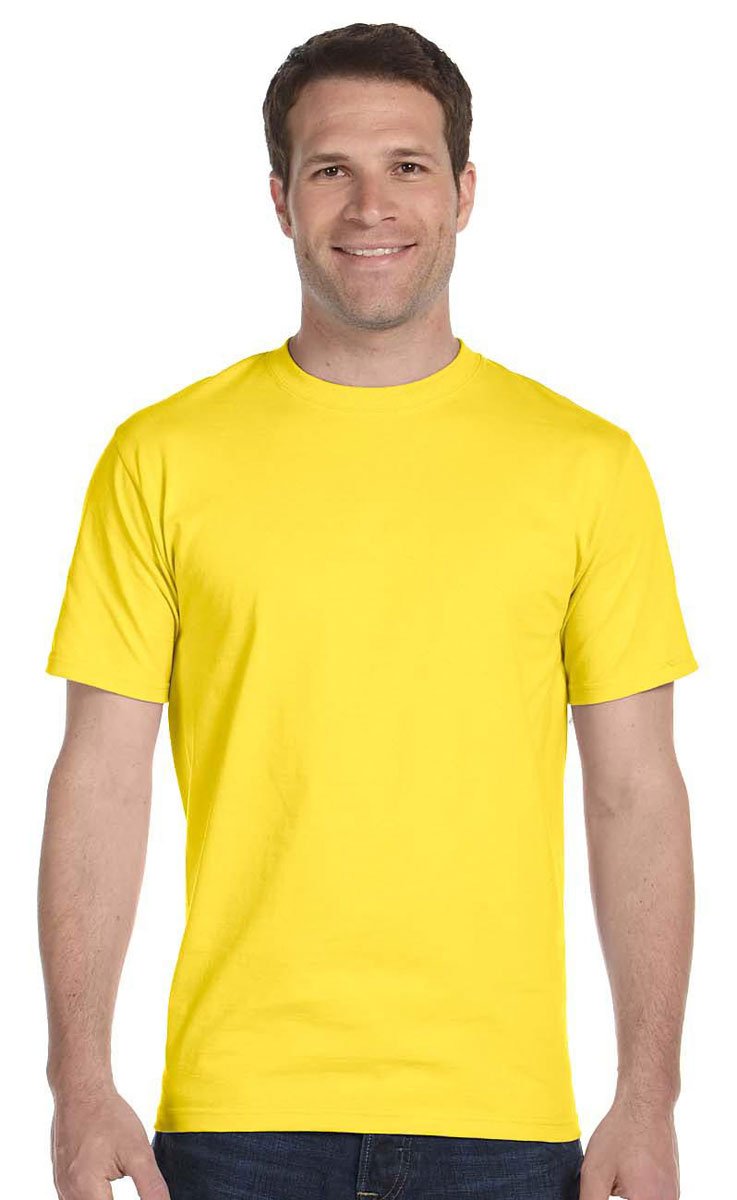 Hanes mens 5180 fashion t shirts, Yellow, 3X-Large US