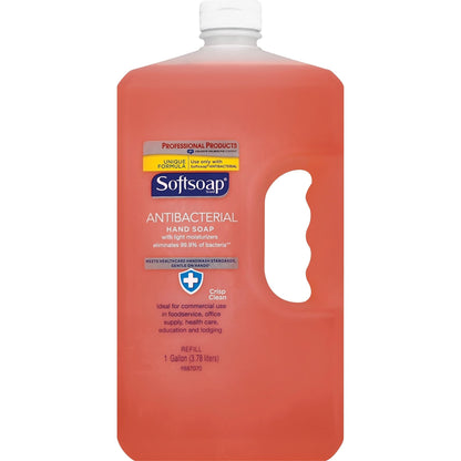 Softsoap Antibacterial Liquid Hand Soap Refill, Crisp Clean 1Gallon