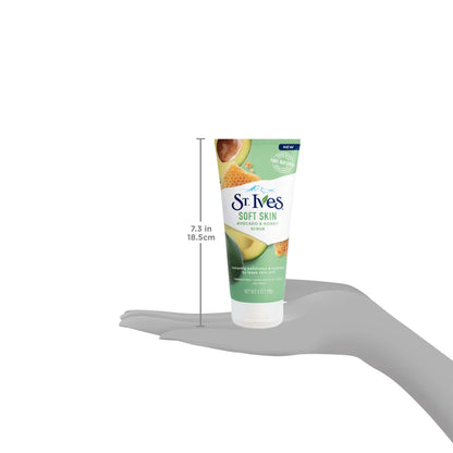 St Ives Scrub Avocado & Honey Soft Skin 6 Ounce (Pack of 3)