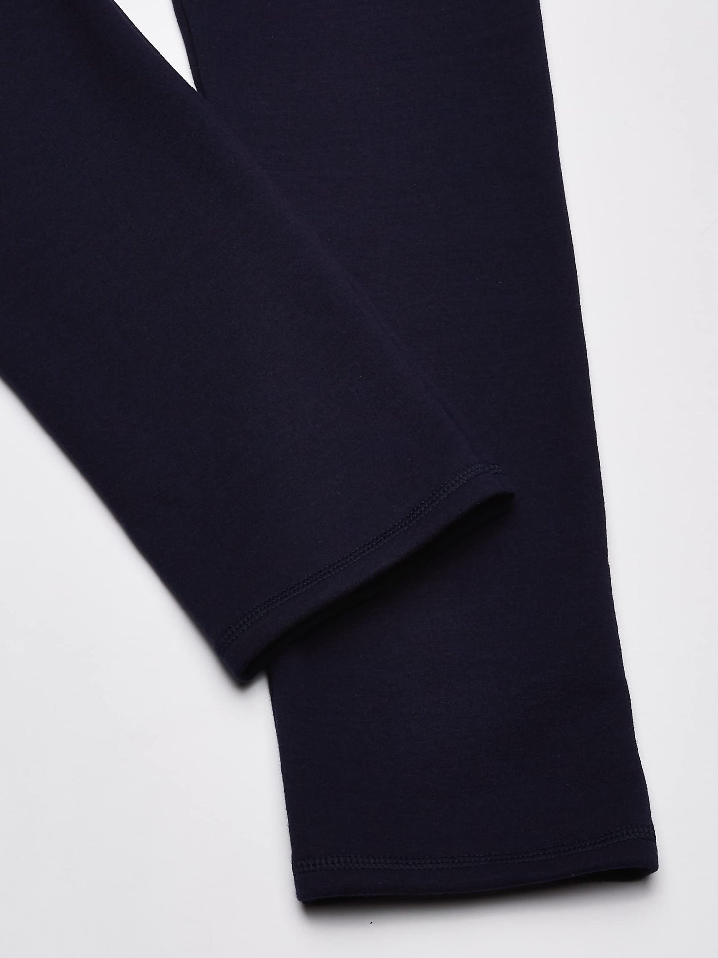 Hanes girls Comfortsoft Ecosmart Open Bottom Leg Sweatpants Pants, Navy, Small US