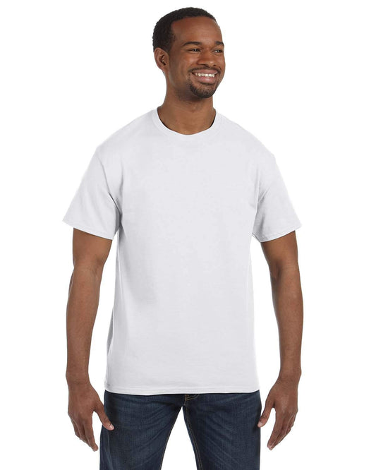 Hanes Men's 8Pack Crew Neck Tagless White Undershirts Crewneck T-Shirts, XL