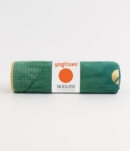 Yogitoes Yoga Mat Towel - Non Slip, Sweat Wicking with Patented Skidless Technology, Highly Absorbent, Soft and Sustainable Mat Towel for Yoga, Pilates, Gym and Outdoor Fitness