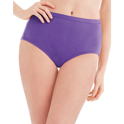 Hanes No Ride Up Cotton Brief (PP40AD) Assorted, 9