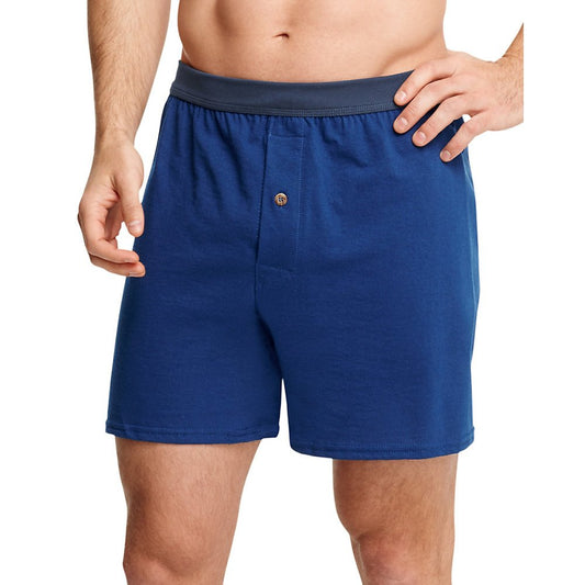 Hanes mens TAGLESS ComfortSoft Knit Boxers with ComfortSoft Waistband 5-Pack(MKCBX5)-Assorted-XL-2PK