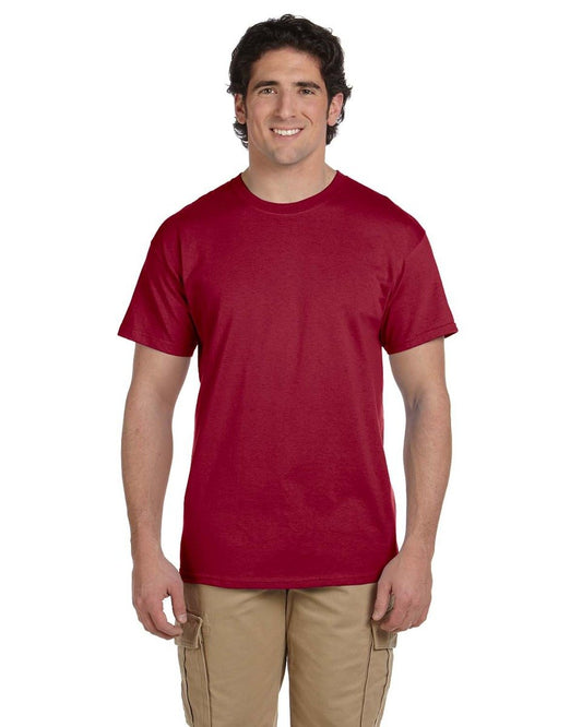 Fruit of the Loom Men's Short Sleeve Crew Tee, XX-Large - Cardinal