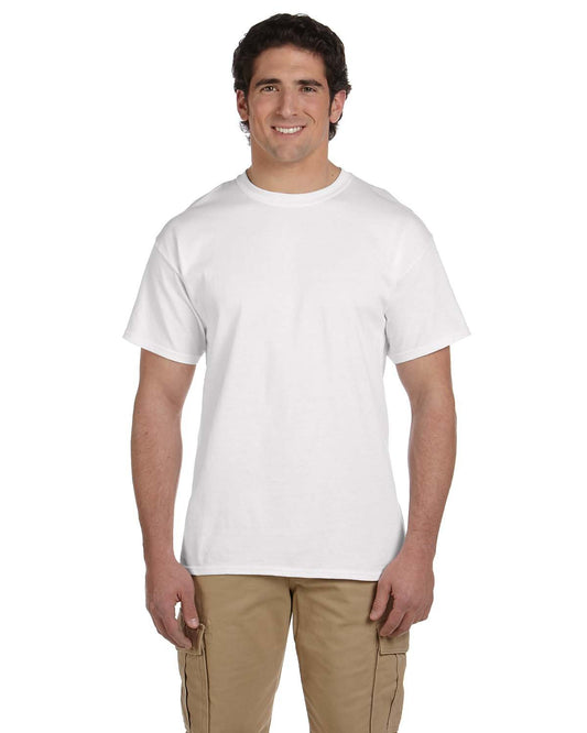 Fruit of the Loom Men's 4-Pack White Crew T-Shirts - Big Man 4P27BM (2XB (Chest 50"-52"))