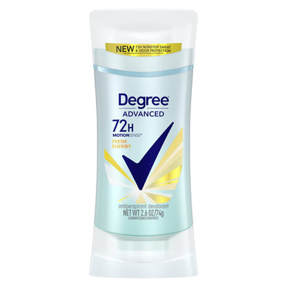 Degree Women Antiperspirant Deodorant Stick, Fresh Energy, 2.6 Ounce (Pack of 2)