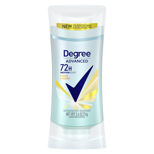 Degree Women Antiperspirant Deodorant Stick, Fresh Energy, 2.6 Ounce (Pack of 2)