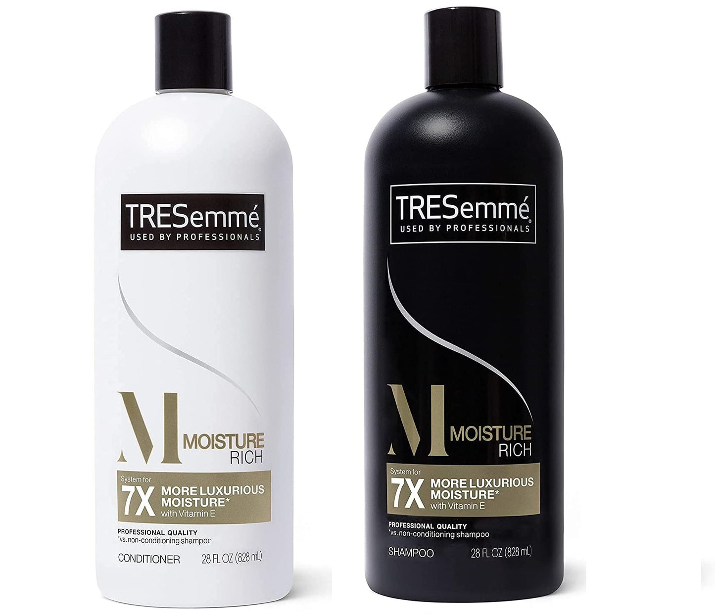 Tresemme Shampoo and Conditioner Set Bundle, 28 Ounce, Moisture Rich