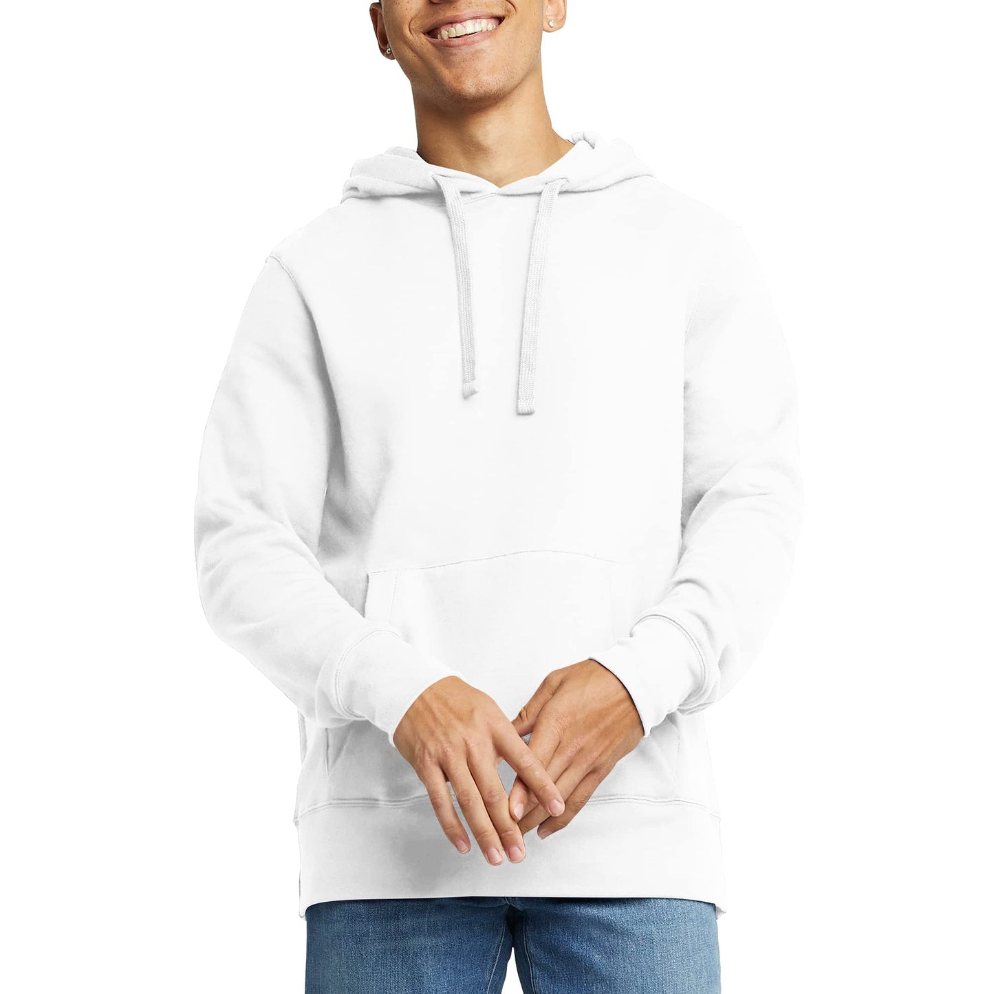 Hanes Comfortblend Originals Midweight Fleece Hoodie, Pullover Hooded Sweatshirt for Men, Cactus, Medium