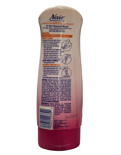 Nair Hair Remover Lotion Cocoa Butter & Vitamin E 255g by Nair