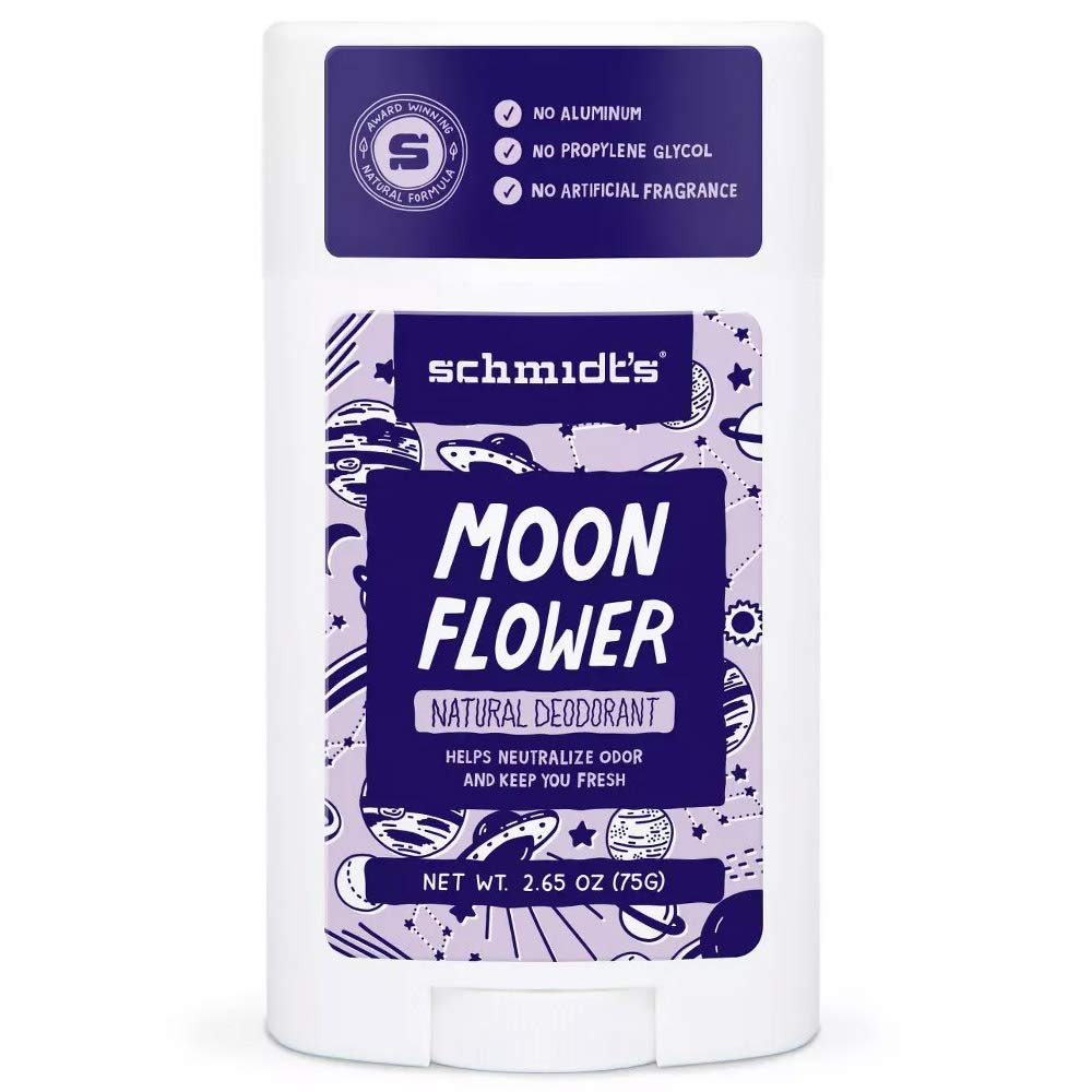 Schmidt's Moon Flower Natural Deodorant Stick 2.65 Ounce (2 Pack)