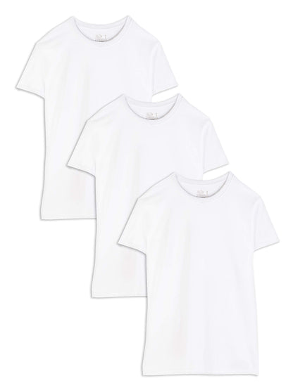 Fruit of the Loom mens Breathable Cotton Undershirts (Regular and Big & Tall) Underwear, Tall Man - White, X-Large US