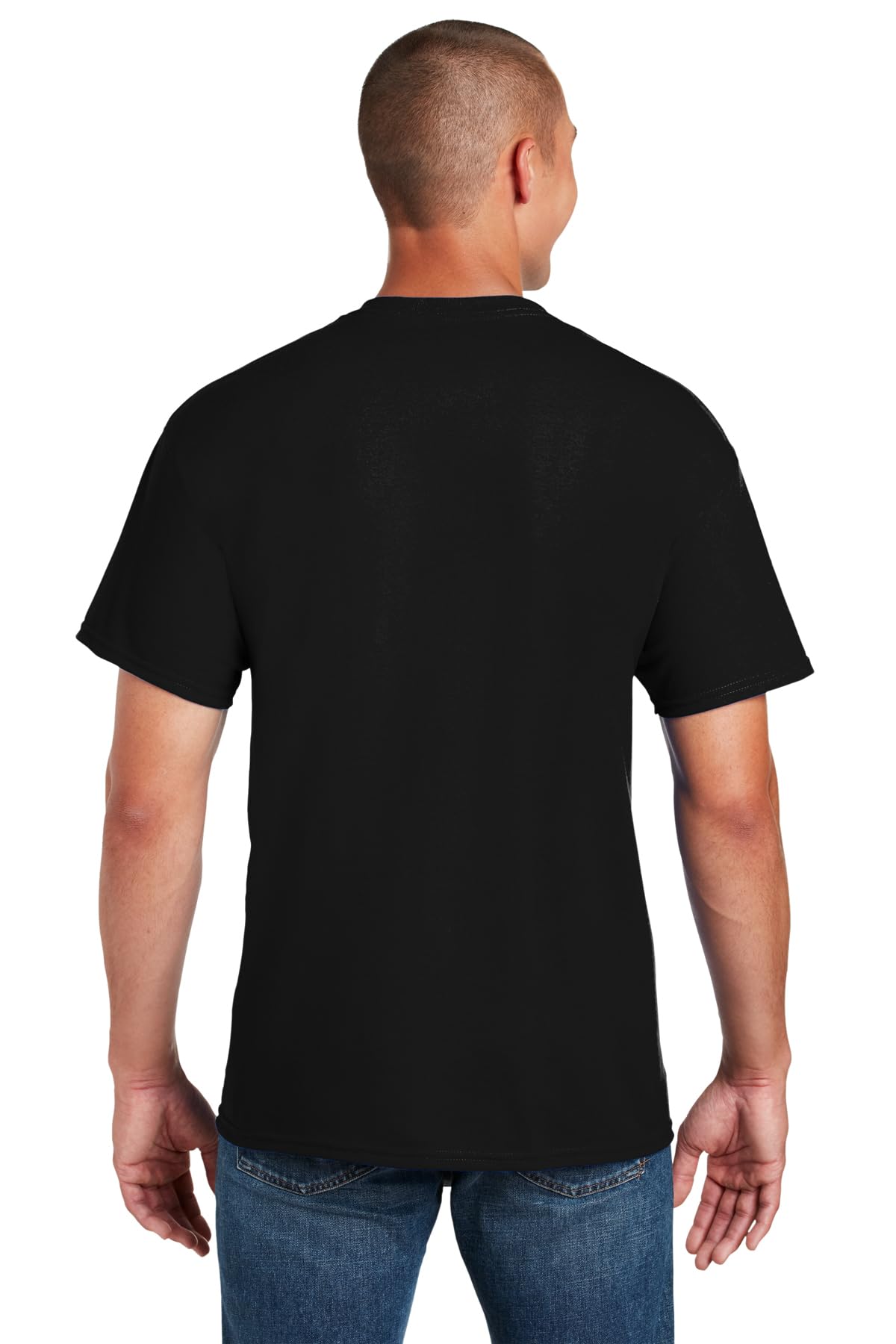 Fruit of The Loom Men's Pocket Crew Neck T-Shirt (Pack of, Black, Size XX-Large
