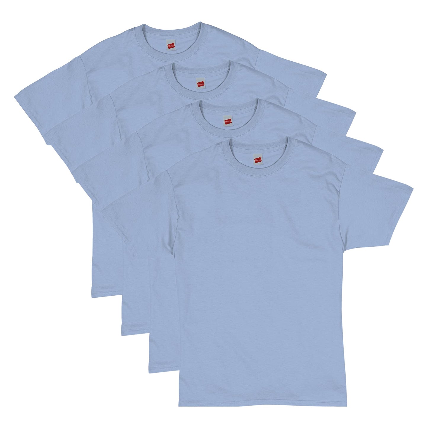Hanes mens Essentials Short Sleeve T-shirt Value Pack (6-pack) fashion t shirts, White, XX-Large US