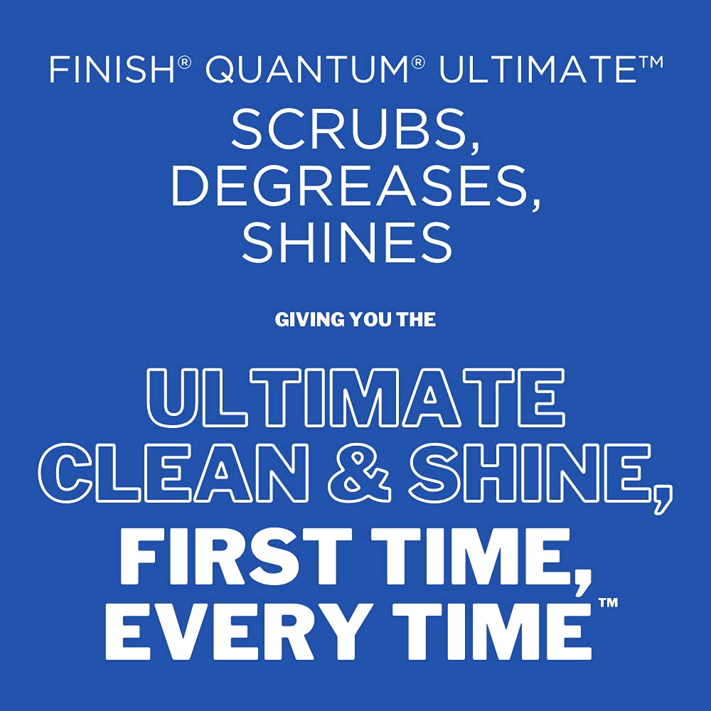 Finish Dishwasher Detergent, Quantum Ultimate, Fresh, 85 Tablets 85 Count