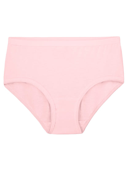 Fruit of the Loom Girls' Tag Free Cotton Brief Underwear Multipacks, Brief-20 Pack-Black/Pink/Grey, 8