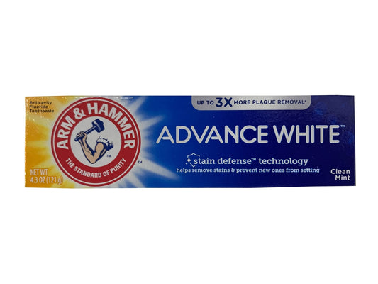 ARM & HAMMER Advance White Toothpaste, Clean Mint, Extreme Whitening 4.3 oz ( Pack of 6)