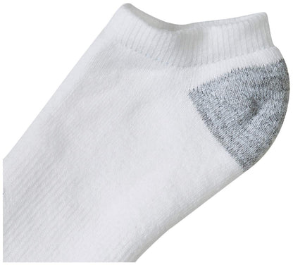 Champion Men's 6Pack Black & White No-Show Athletic Low Cut Socks, Shoe 6-12