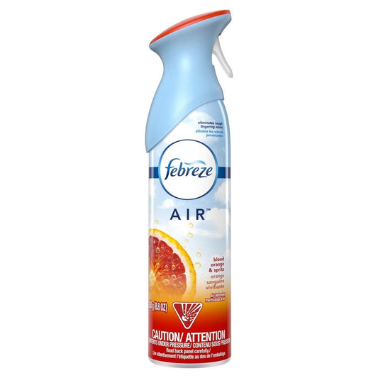 Febreze Air - Air Freshener Spray - Blood Orange & Spritz - Net Wt. 8.8 OZ (250 g) Per Bottle - Pack of 2 Bottles