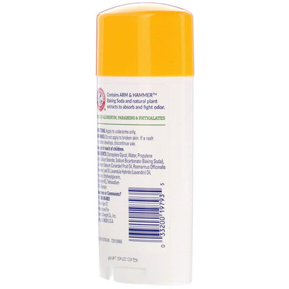 Arm & Hammer Essentials Natural Deodorant, Fresh, 2.5 Oz (Pack of 6)