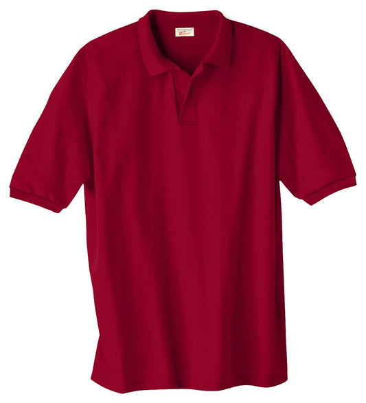 Hanes Men's Cotton-Blend EcoSmart® Jersey Polo