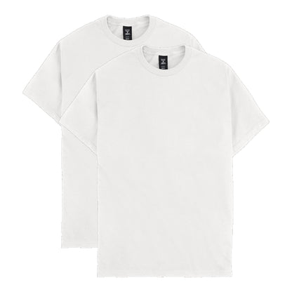 Hanes Men's Short Sleeve Beefy-T (Pack of 2), Deep Red, 4X-Large