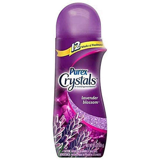 Purex Crystals In-Wash Fragrance Booster, Lavender Blossom, 15.5 Ounces (Pack of 2)