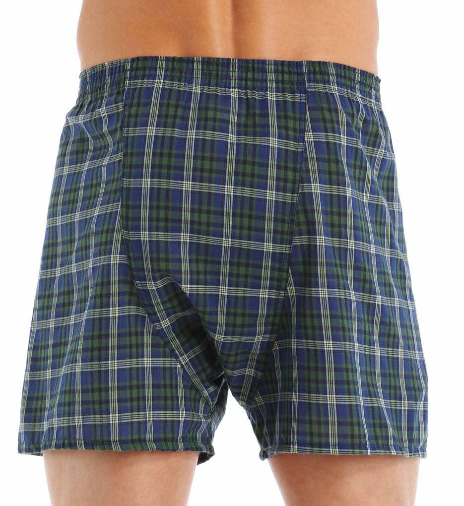Fruit of the Loom mens Bigtartan Woven Boxer(pack 3) boxer briefs, Assorted, 3X Tall US