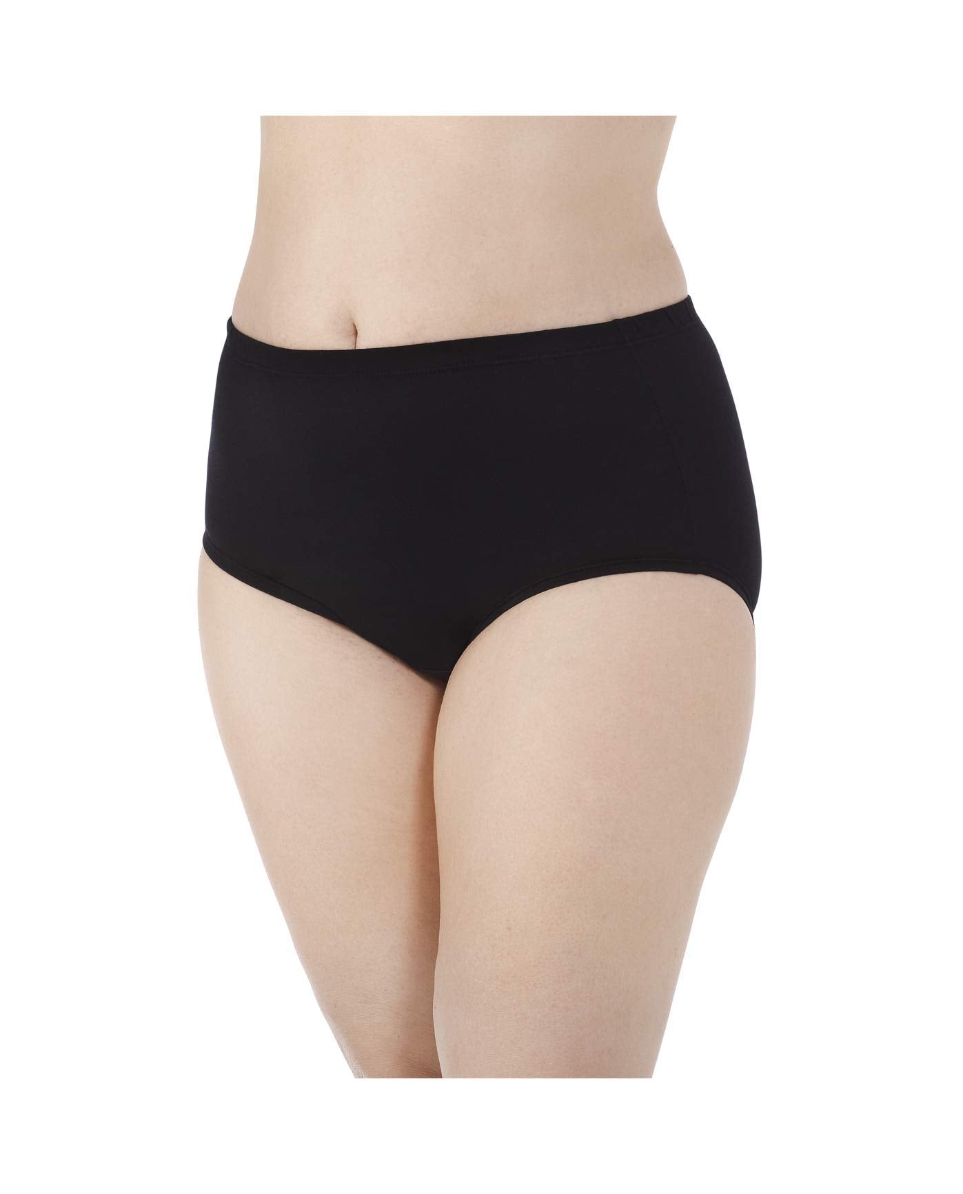 Fruit Of The Loom Women's Plus-Size 5 Pack Fit For Me Breathable Brief, Assorted, 1X/9